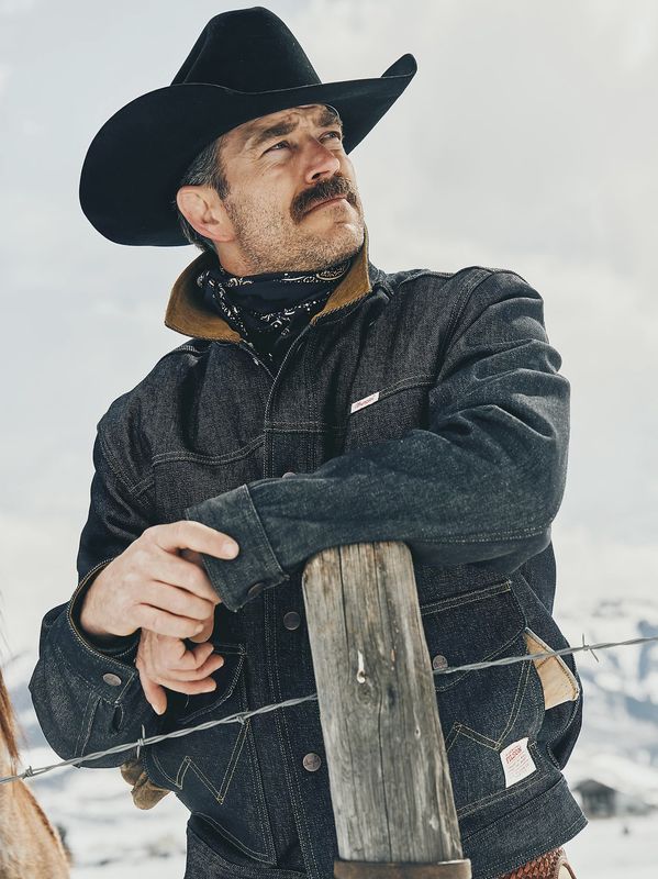 Men's Filson x Wrangler Two-Tone Denim Work Jacket