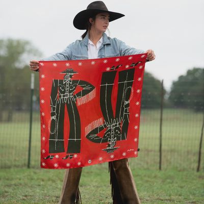 Fringe Scarves Two Cowgirls