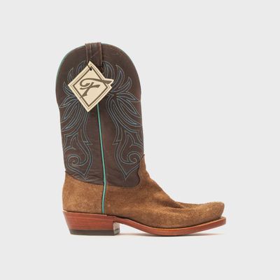 Fenoglio Women&#39;s Chocolate Fuji Roughout and Chocolate Boots