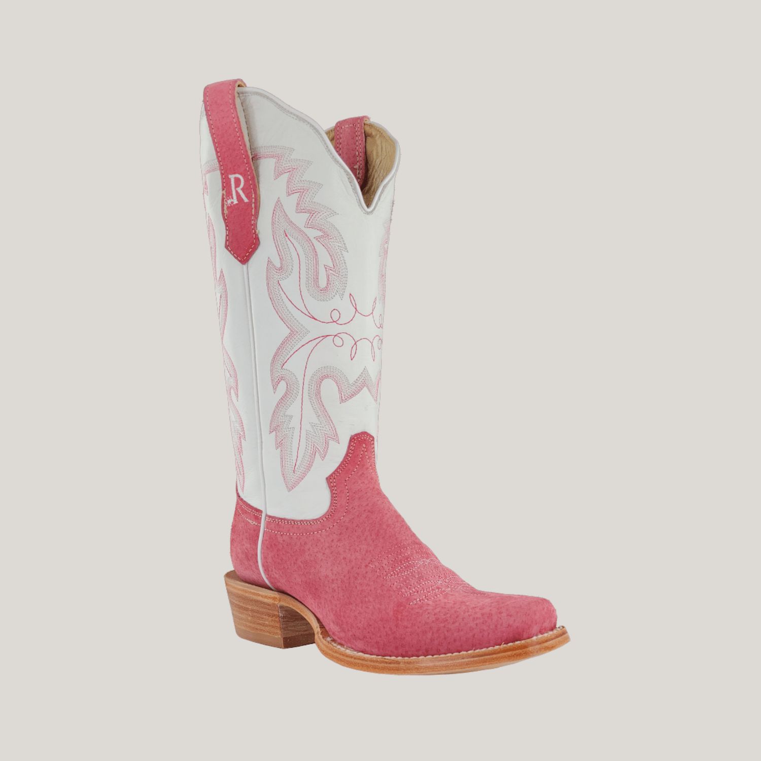 R. Watson Women&#39;s Rose Boar Winter White Boot