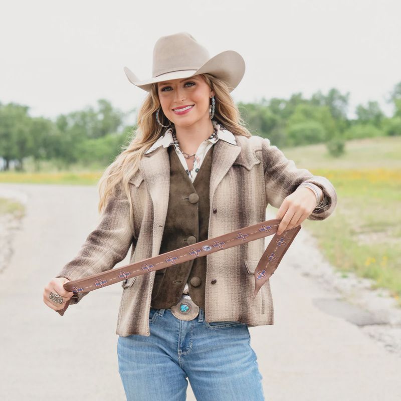 Fringe Scarves Cross Me Twilly