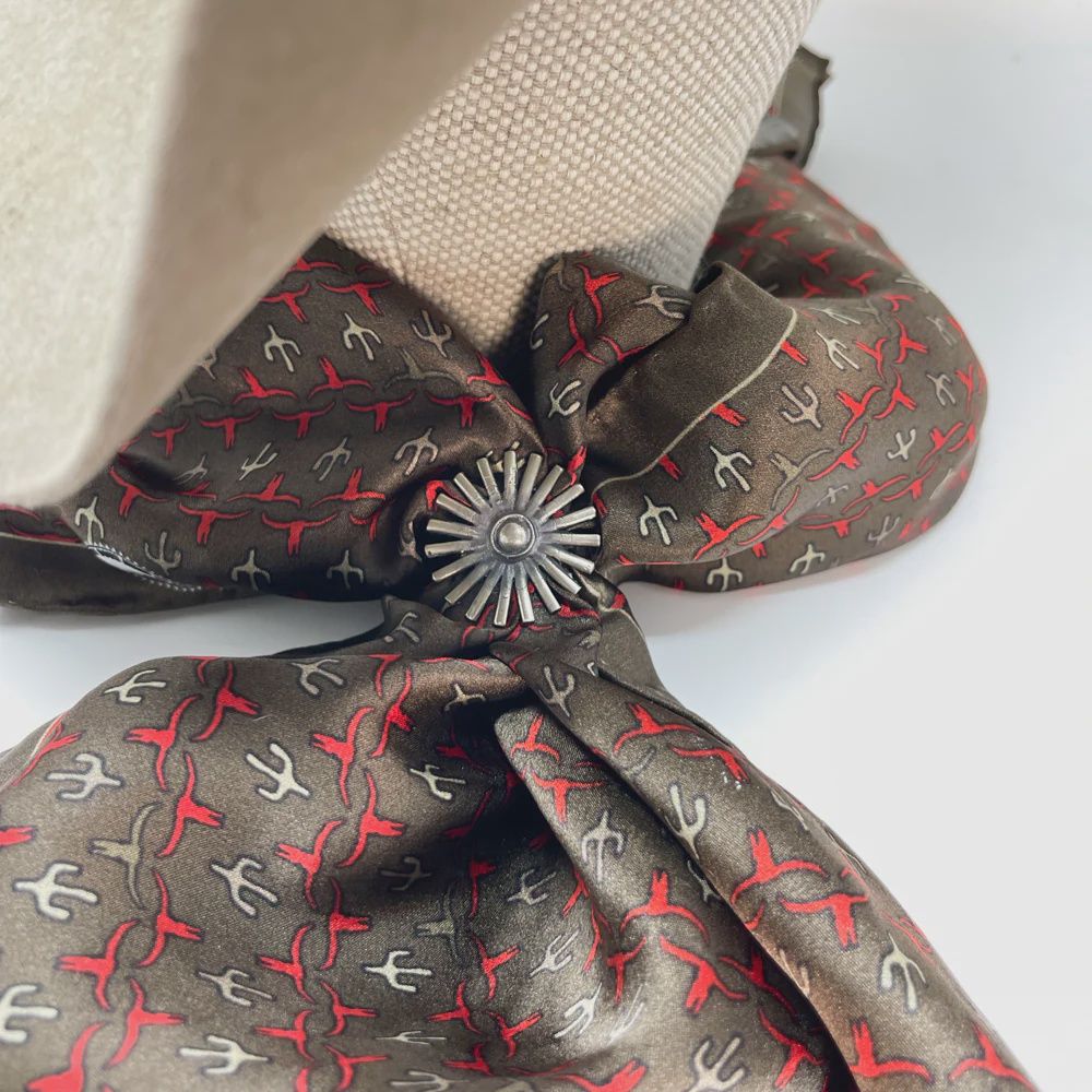 Fringe Scarves Spur Rowel Scarf Slide