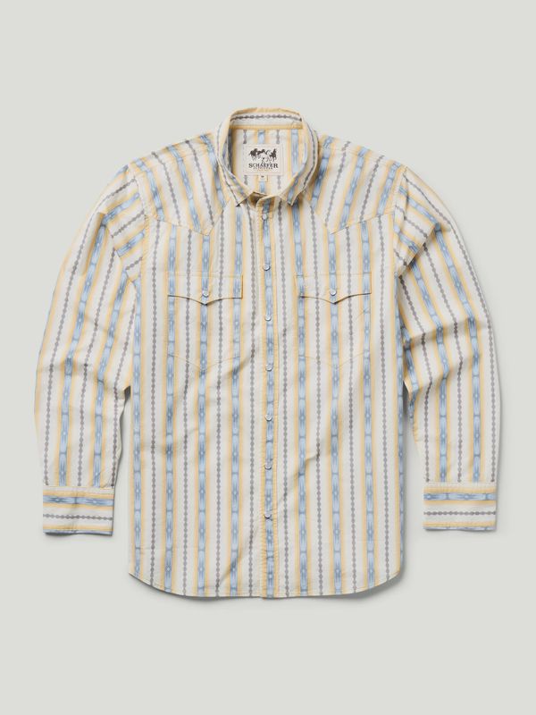 Schaefer Outfitter Men's Grandstand Cotton Shirt - Killeen