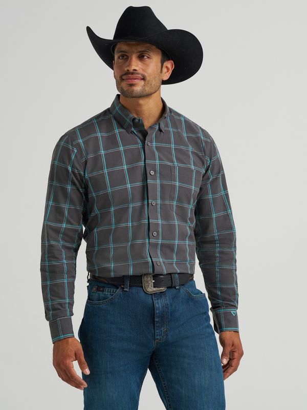 One Pocket Button Down Shirt - Shadow Blue