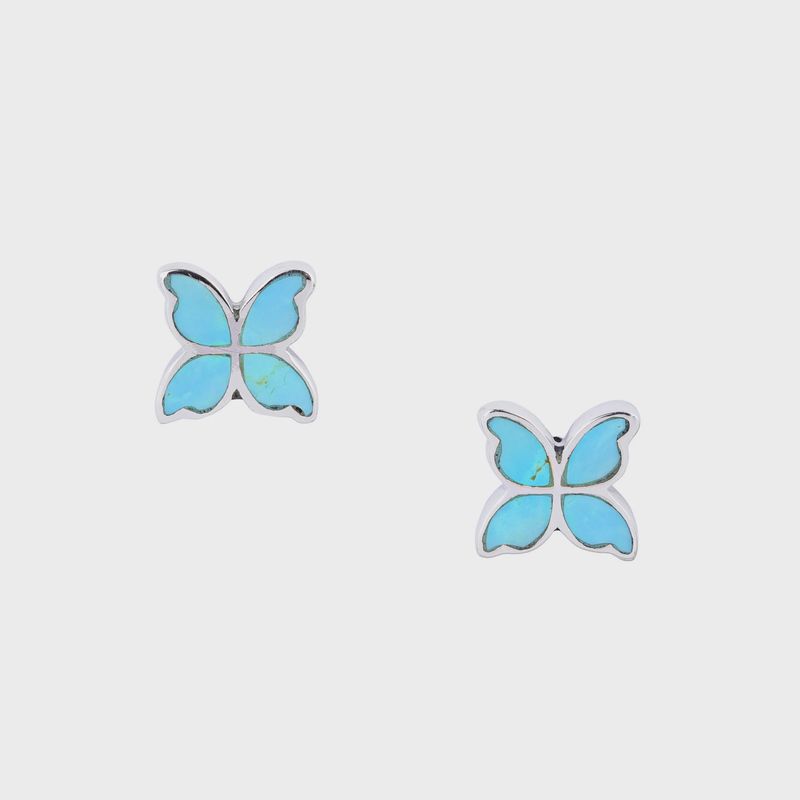 Butterfly Stud Earrings - Peyote Bird