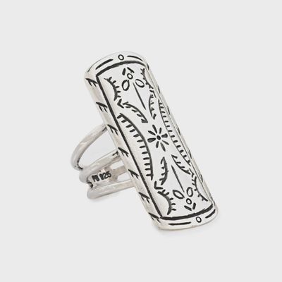 Nomad Sunflower Shield Ring - Peyote Bird