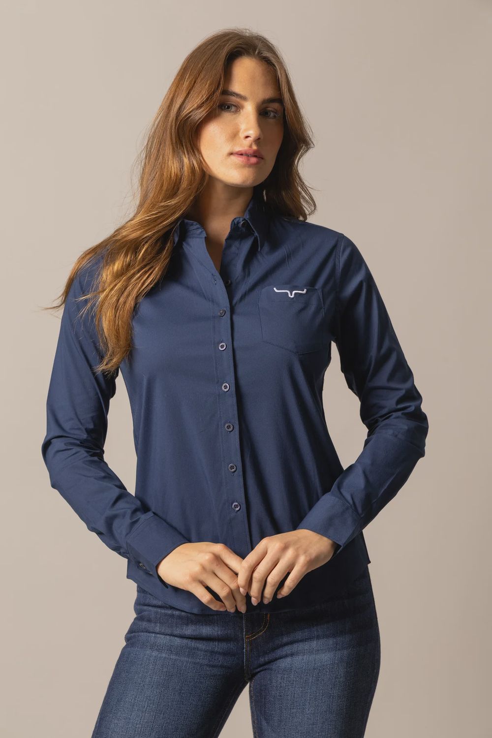 KR Team Shirt - Navy - Women&#39;s - Kimes Ranch