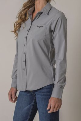 KR Team Shirt - Grey - Women&#39;s - Kimes Ranch