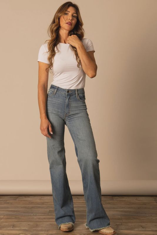 Olivia Light Blue Jeans - Women's - Kimes Ranch