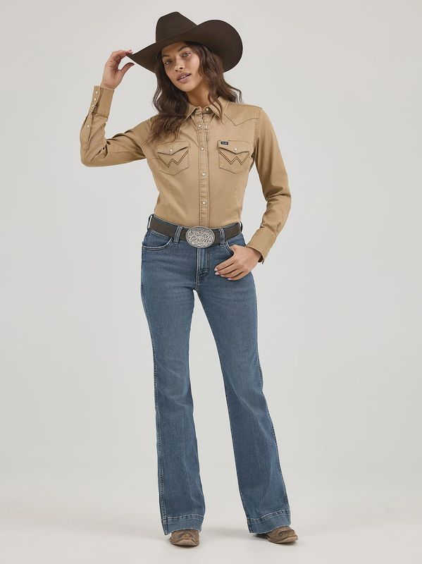 Women's Wrangler® Retro® Premium Trouser Jean - High Rise
