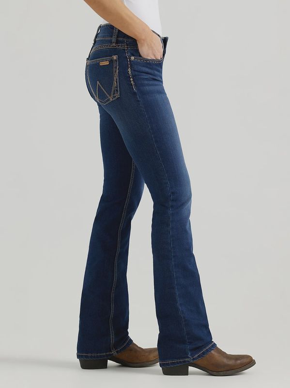 Women's Wrangler® Retro® Mae Jean - Mid-Rise - Dark Blue