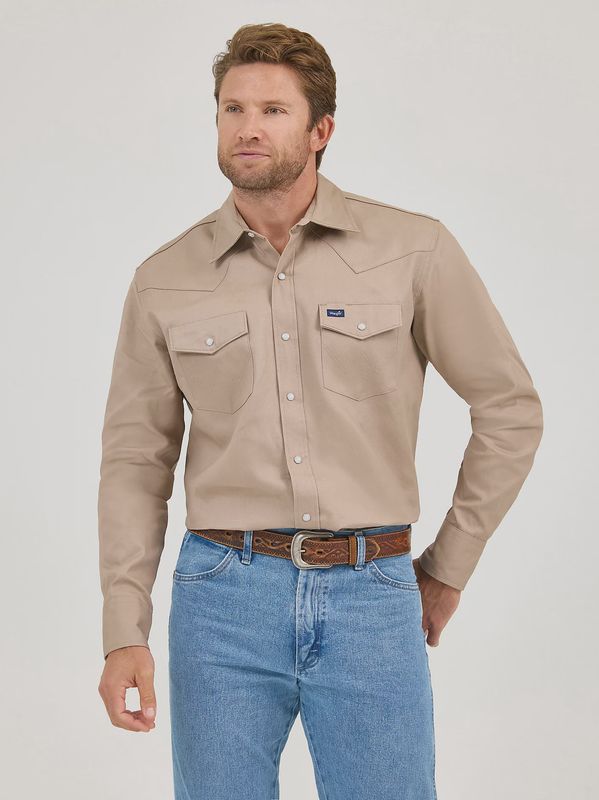 Wrangler Men's Authentic Cowboy Cut® Work Shirt