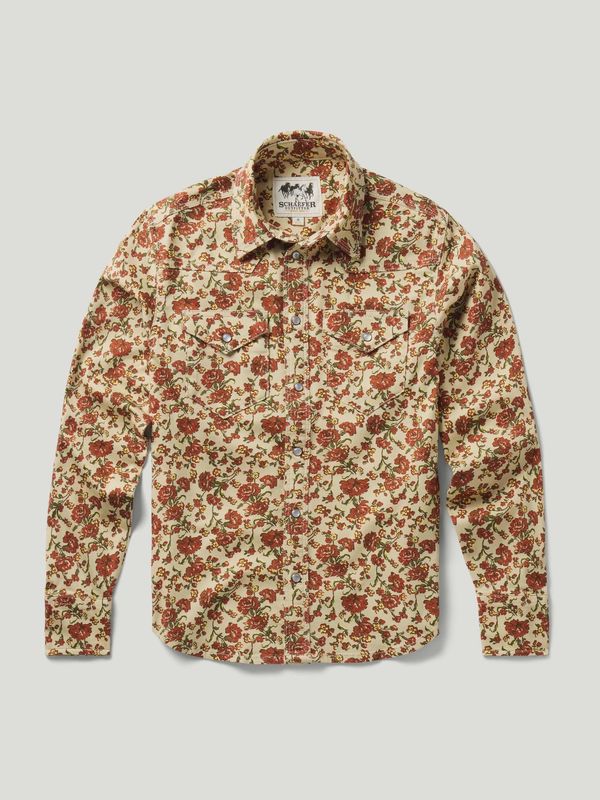 Western Stretch Snap Shirt - Country Rose - Women's