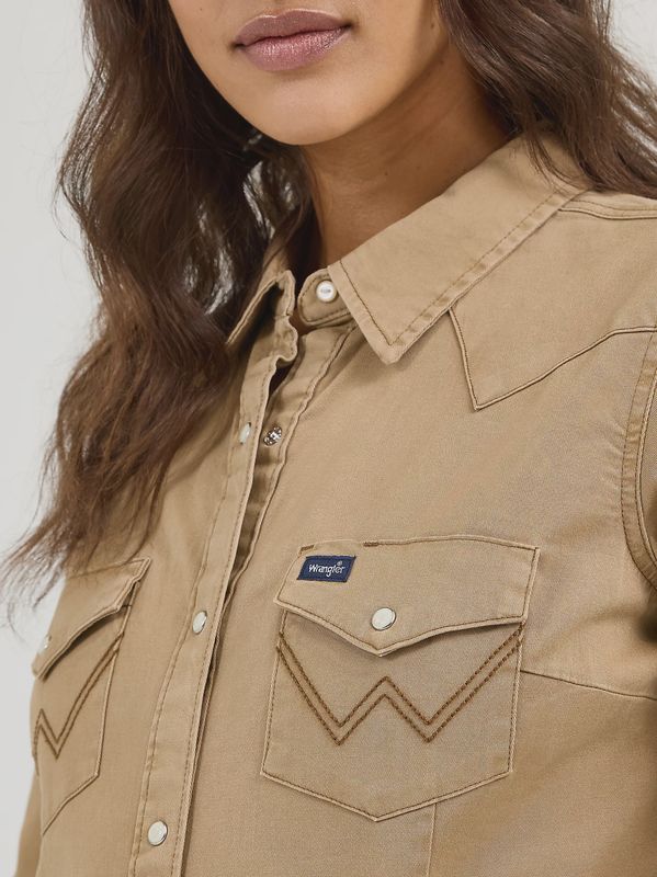 Buckskin Pearl Snap Shirt - Wrangler