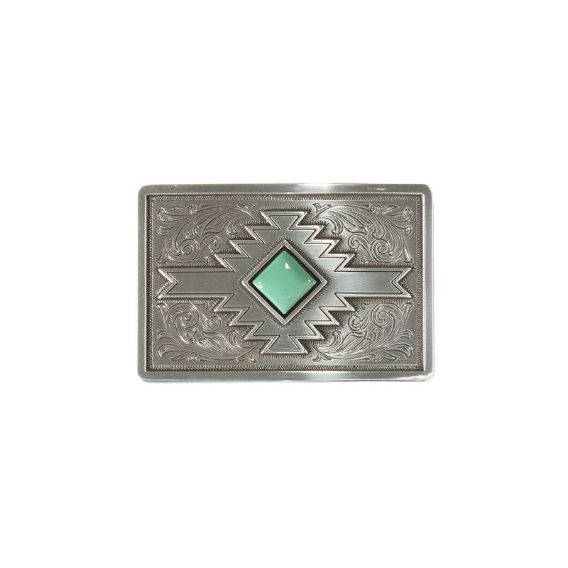 Buckle with Diamond Shaped Turquoise
