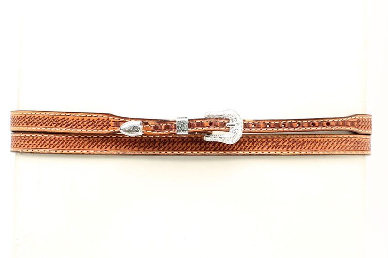½” Basketweave Hatband - Twister