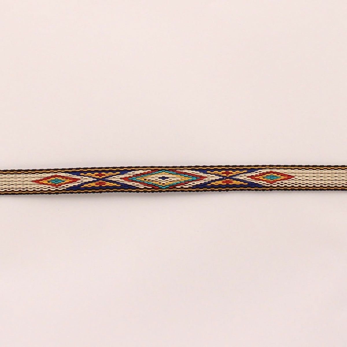 1/2&quot; Ribbon Tapestry Hatband with Horsehair Tassels - M&amp;F Western