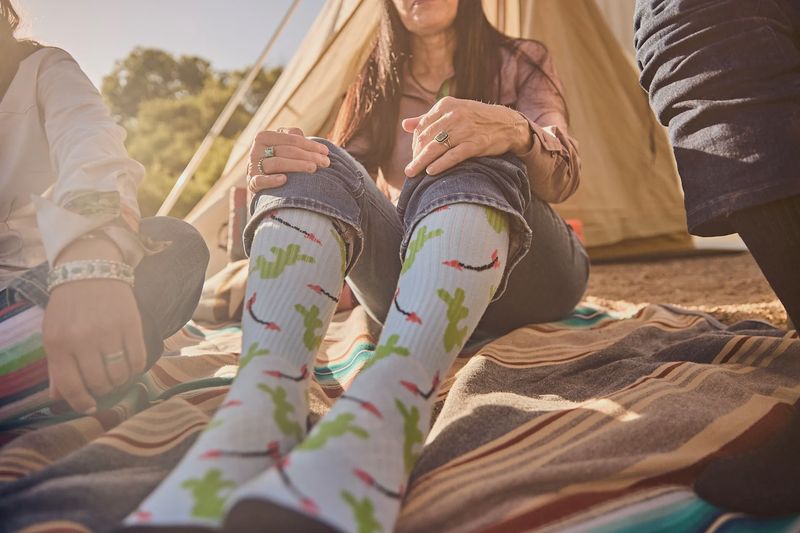 Cowboy Compass Performance Boot Socks - Lucky Chuck