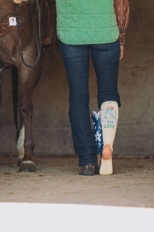 Desert Spirit Cowgirl Performance Boot Socks - Lucky Chuck
