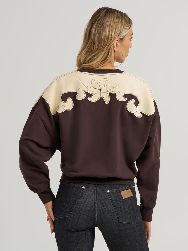 Wrangler x Lainey Wilson French Terry Crew Pullover