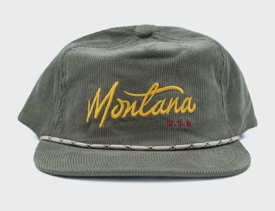 Bridger Cord Cap - Green - Arden Collective