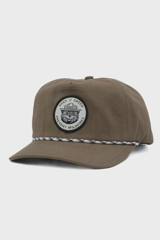 Keep It Green Smokey Bear Cap - Green - Arden Collective