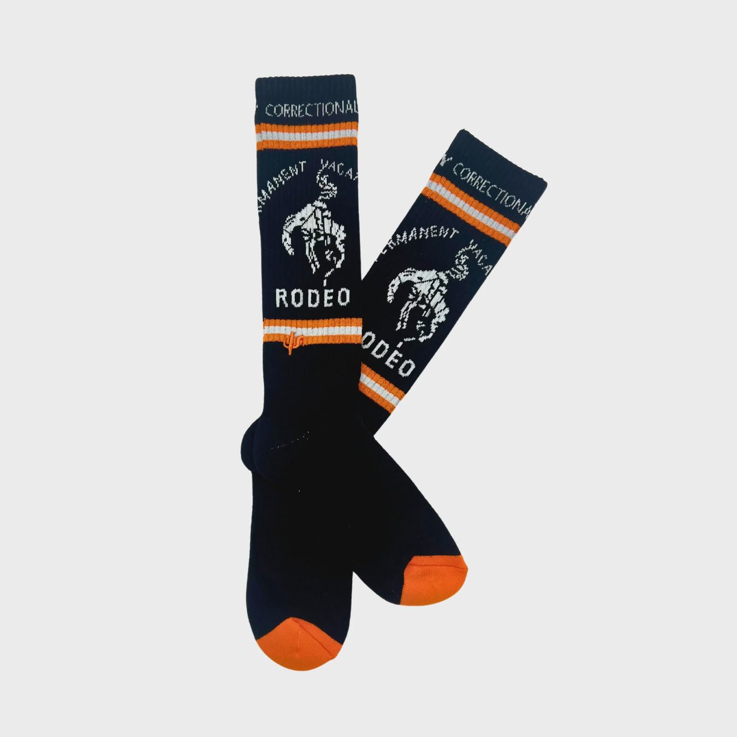 Correctional Vacay Black Socks - Lucky Chuck