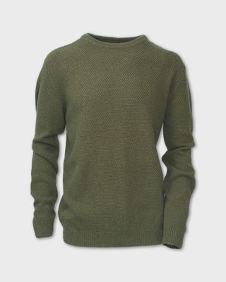 Dobby Wool Blend Sweater - Men&#39;s - Purnell