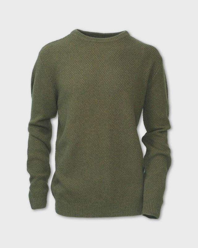 Dobby Wool Blend Sweater - Men's - Purnell