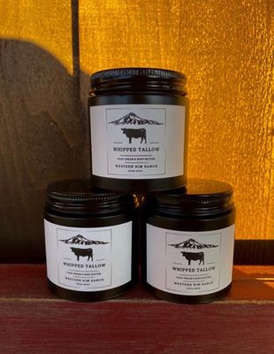 Whipped Tallow Face Cream &amp; Body Butter - Small - Western Rim Ranch