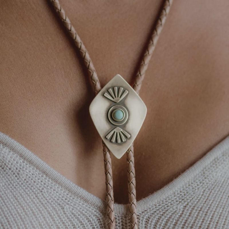 Rimini Bolo Tie - Natural - Commonform