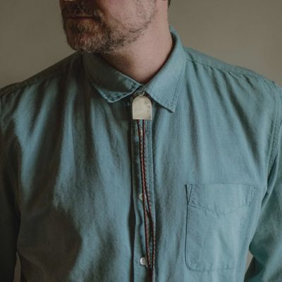 Soiree Bolo Tie - Black Leather - Commonform