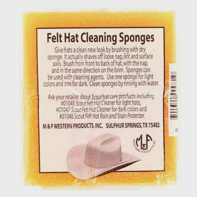 M&amp;F Hat Cleaning Sponges - M&amp;F Western