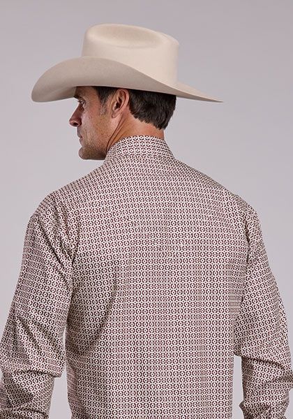 Diamond Geo Print Snap Shirt - Stetson