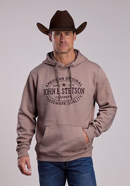 Tri-Blend Hooded Sweatshirt/Outerwear/Stetson Hoody - Men&#39;s - Stetson