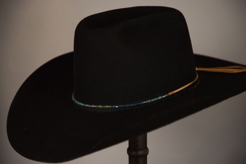 Apatite Bead Slider Hatband