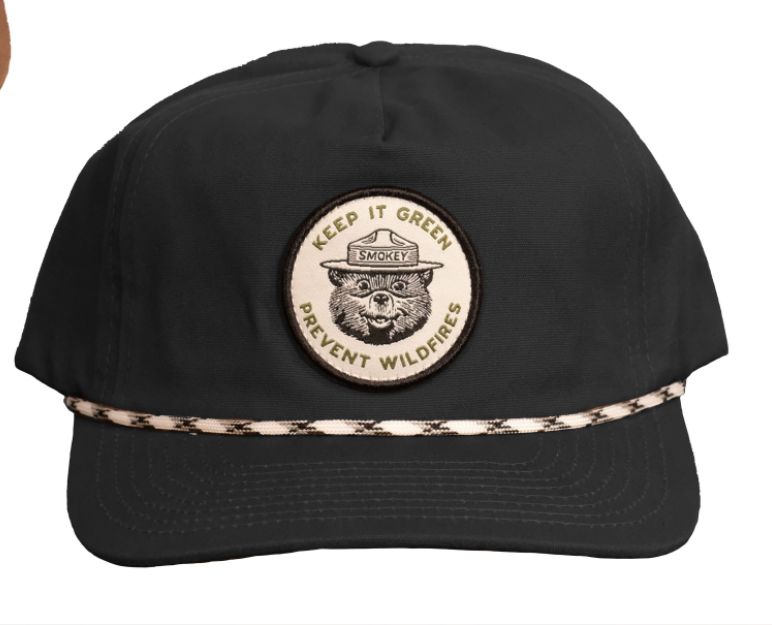 Keep it Green Smokey Bear Cap - Charcoal - Arden Collective