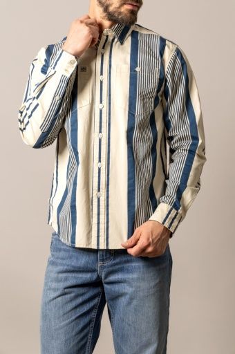 Reddy Long Sleeve Shirt - Blue - Kimes Ranch, Size: M