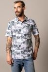 Dunn S/S Shirt - Black &amp; White - Men's - Kimes Ranch