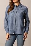 Lacy L/S Shirt - Blue - Women's - Kimes Ranch