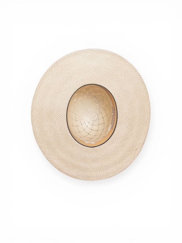 Biggar Hats Patchwork Tan Shantung Straw Cowboy Hat