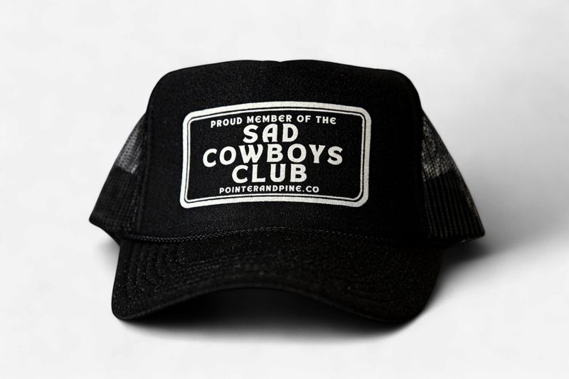 Sad Cowboy's Club Trucker Hat