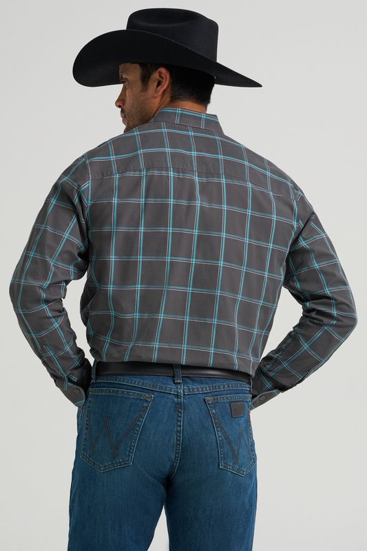 One Pocket Button Down Shirt - Shadow Blue
