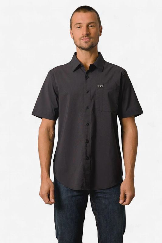 Linville Shirt - Black - Men's - Kimes Ranch
