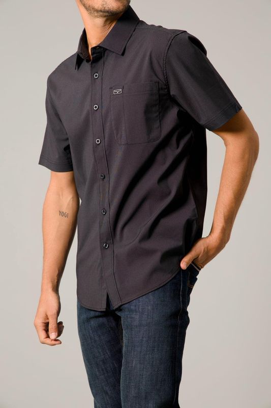 Linville Shirt - Black - Men's - Kimes Ranch