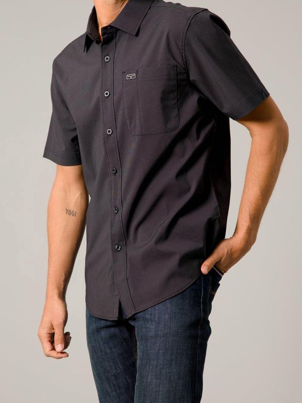 Linville Shirt - Black - Men's - Kimes Ranch