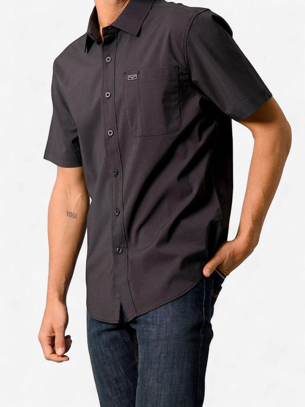 Linville Shirt - Black - Men's - Kimes Ranch