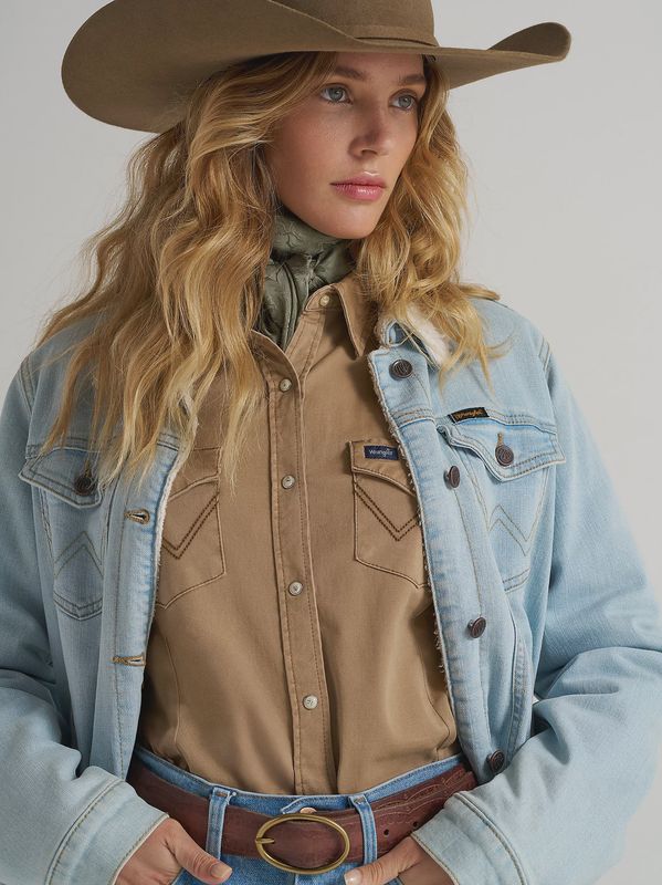 Buckskin Pearl Snap Shirt - Wrangler