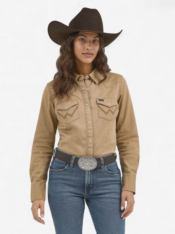 Buckskin Pearl Snap Shirt - Wrangler