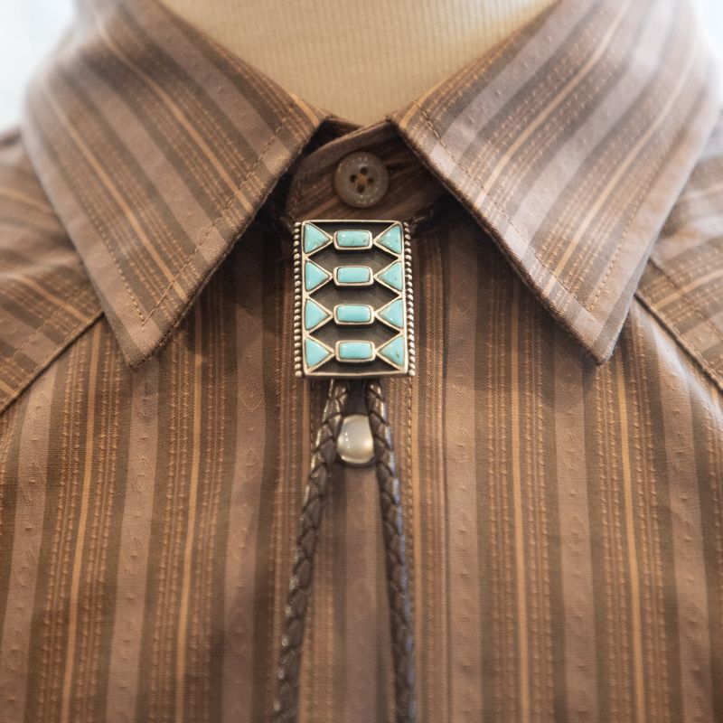 Turquoise Design Bolo Tie